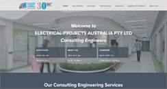Desktop Screenshot of electricalprojectsaustralia.com.au